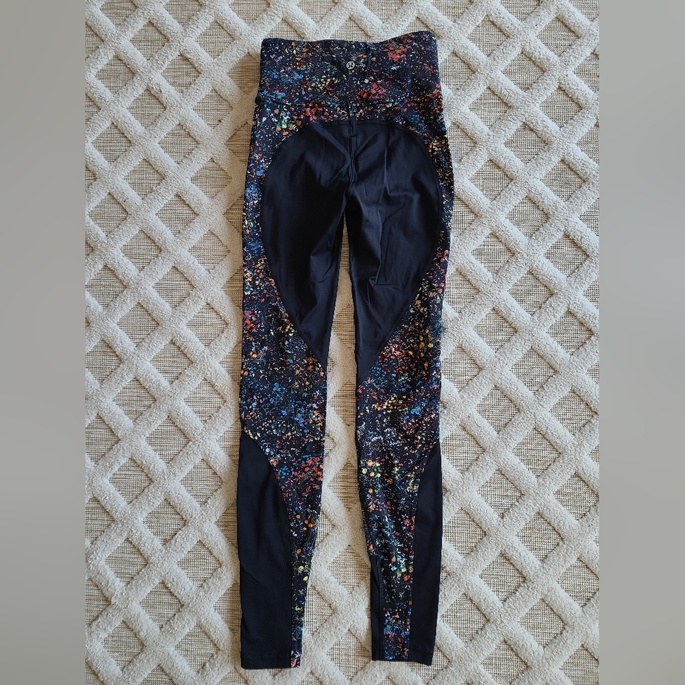 lululemon athletica Red and Black Artistic Leggings - Picture 9 of 9